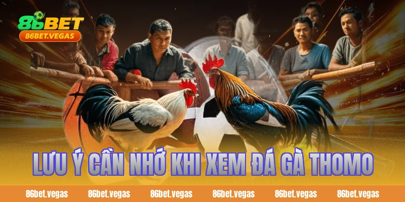 Lưu ý cần nhớ khi xem đá gà Thomo
