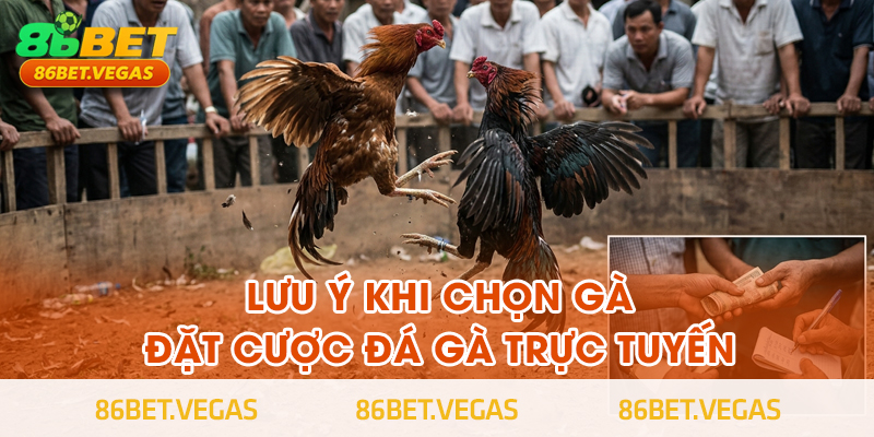 Lưu ý khi chọn gà để đặt cược đá gà trực tuyến